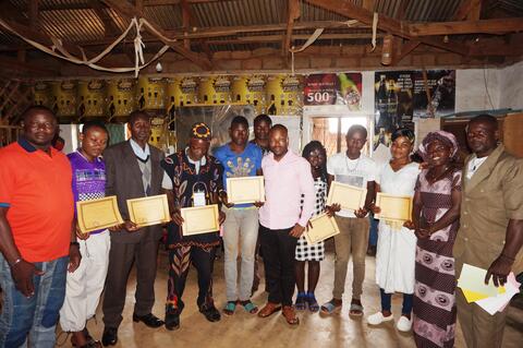 Certificate award